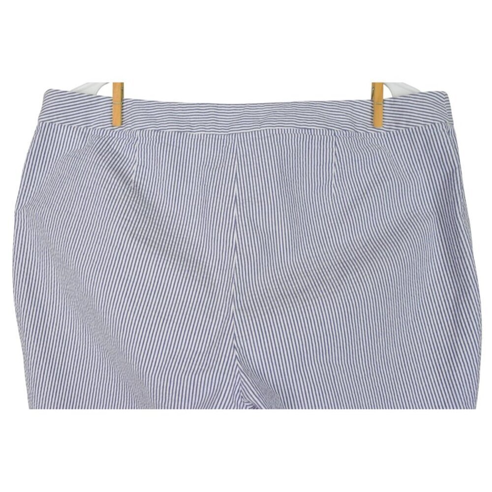 BROOKS BROTHERS NATALIE FIT SEERSUCKER CROPPED PANTS - Picture 5 of 8